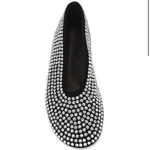 Tony Bianco Madison Crystal Ballet Flats Women’s Size 6 Leather Insoles